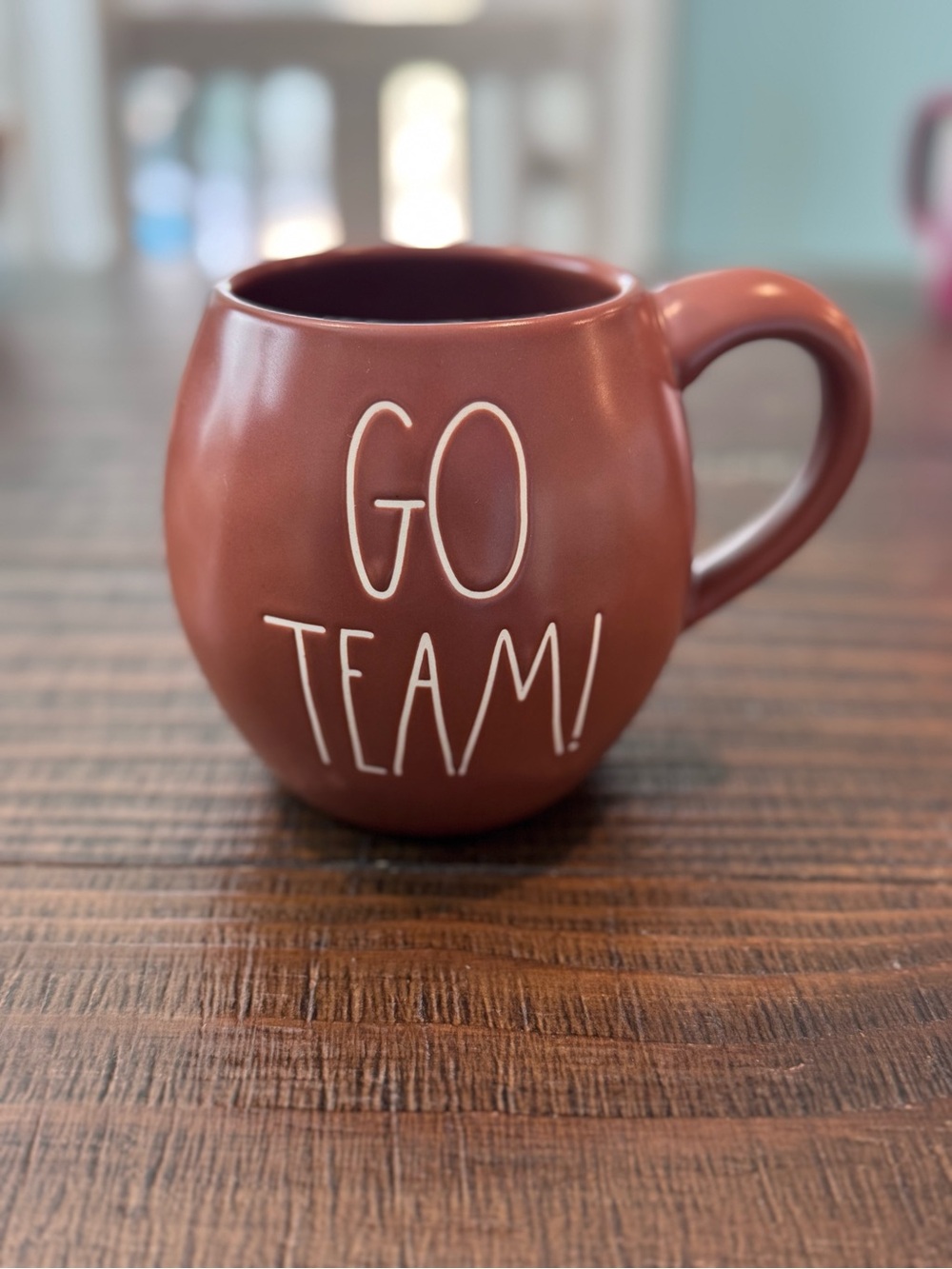 Rae Dunn Go Team Football Mug